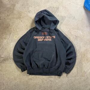 Black OSU Oregon State Beavers Graphic Hoodie